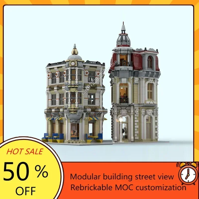 3971 шт. MOC модульный угол Alley City Street View модель строительные блоки технология кирпичи DIY творческая сборка игрушки подарки для детей
3971 шт. MOC модульный угол Alley City Street View модель строительные блоки технология кирпичи DIY творческая сборка игрушки подарки для детей
