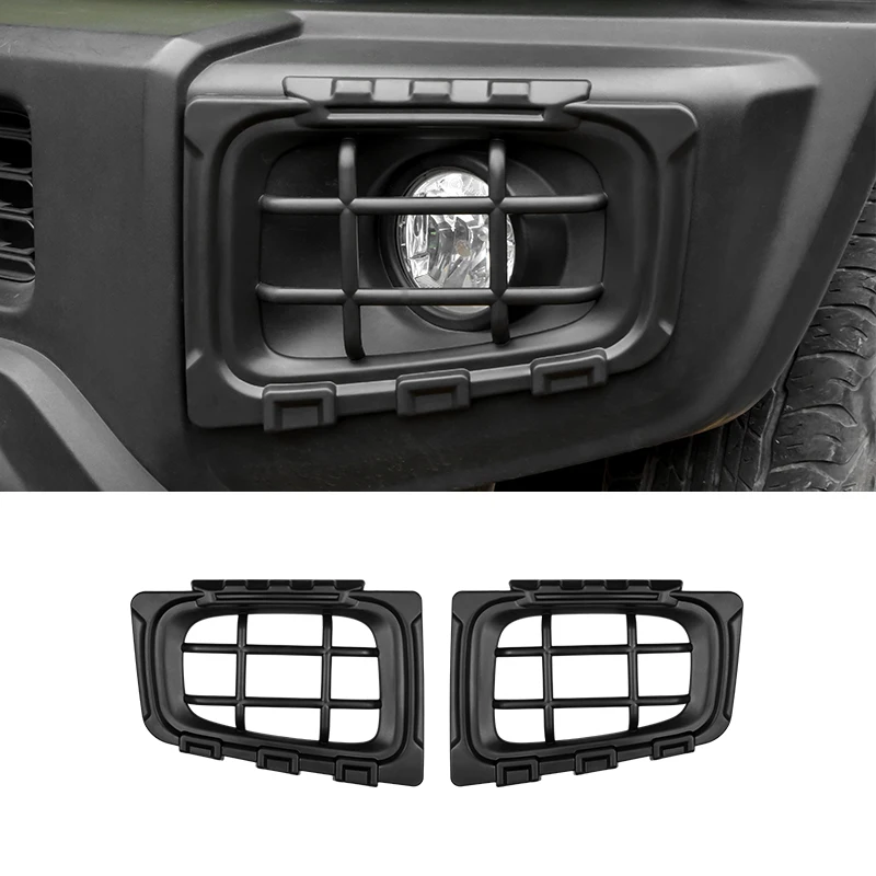 2PCS Front Fog Light Protective Cover Car Decoration Accessories ABS Plastic Black for Jimny JB64 JB74 2019 2020 2021 2022 2023
2PCS Front Fog Light Protective Cover Car Decoration Accessories ABS Plastic Black for Jimny JB64 JB74 2019 2020 2021 2022 2023