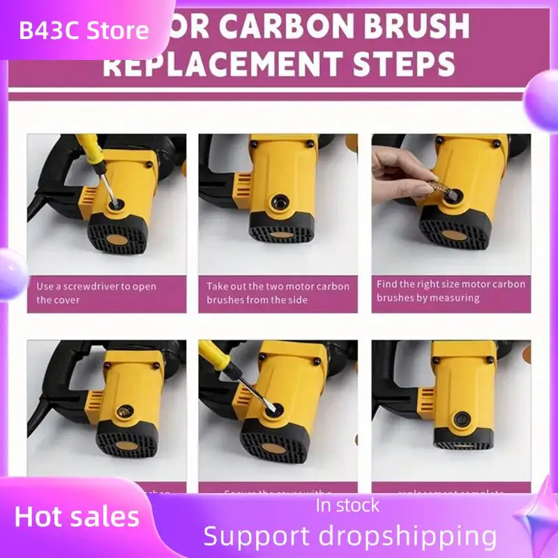 B14C 40Pcs Electric Motor Carbon Brushes 10 Models Of Carbon Brushes Suitable For Repair Power Tools Part
B14C 40Pcs Electric Motor Carbon Brushes 10 Models Of Carbon Brushes Suitable For Repair Power Tools Part