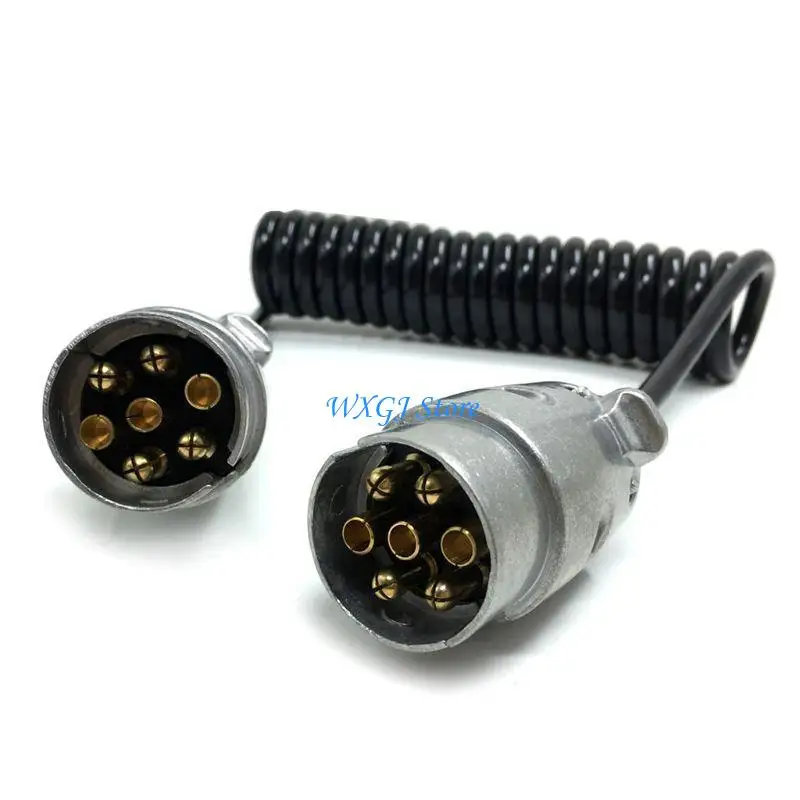 37JE 12V 7 Pin Waterproof With Spring Cable 1.5 for M Extension Wiring Connec
37JE 12V 7 Pin Waterproof With Spring Cable 1.5 for M Extension Wiring Connec
