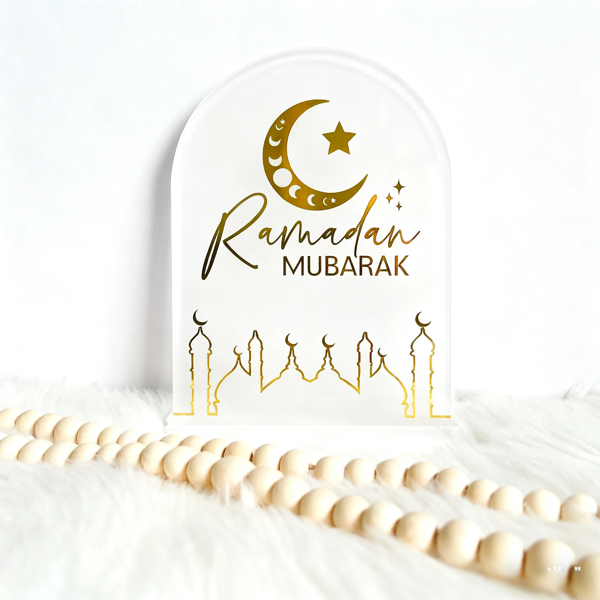 Матовая акриловая вывеска Рамадан Мубарак, золотой виниловый декор, акриловый декор Рамадана с подставкой, украшение Рамадана, Рамадан Де
Матовая акриловая вывеска Рамадан Мубарак, золотой виниловый декор, акриловый декор Рамадана с подставкой, украшение Рамадана, Рамадан Де