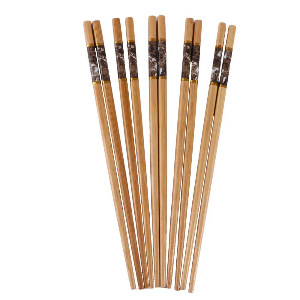 Bamboo 5Pairs Sushi Anti-skid Rice Tableware Dinnerware Set Kitchen Supplies Chopsticks
Bamboo 5Pairs Sushi Anti-skid Rice Tableware Dinnerware Set Kitchen Supplies Chopsticks