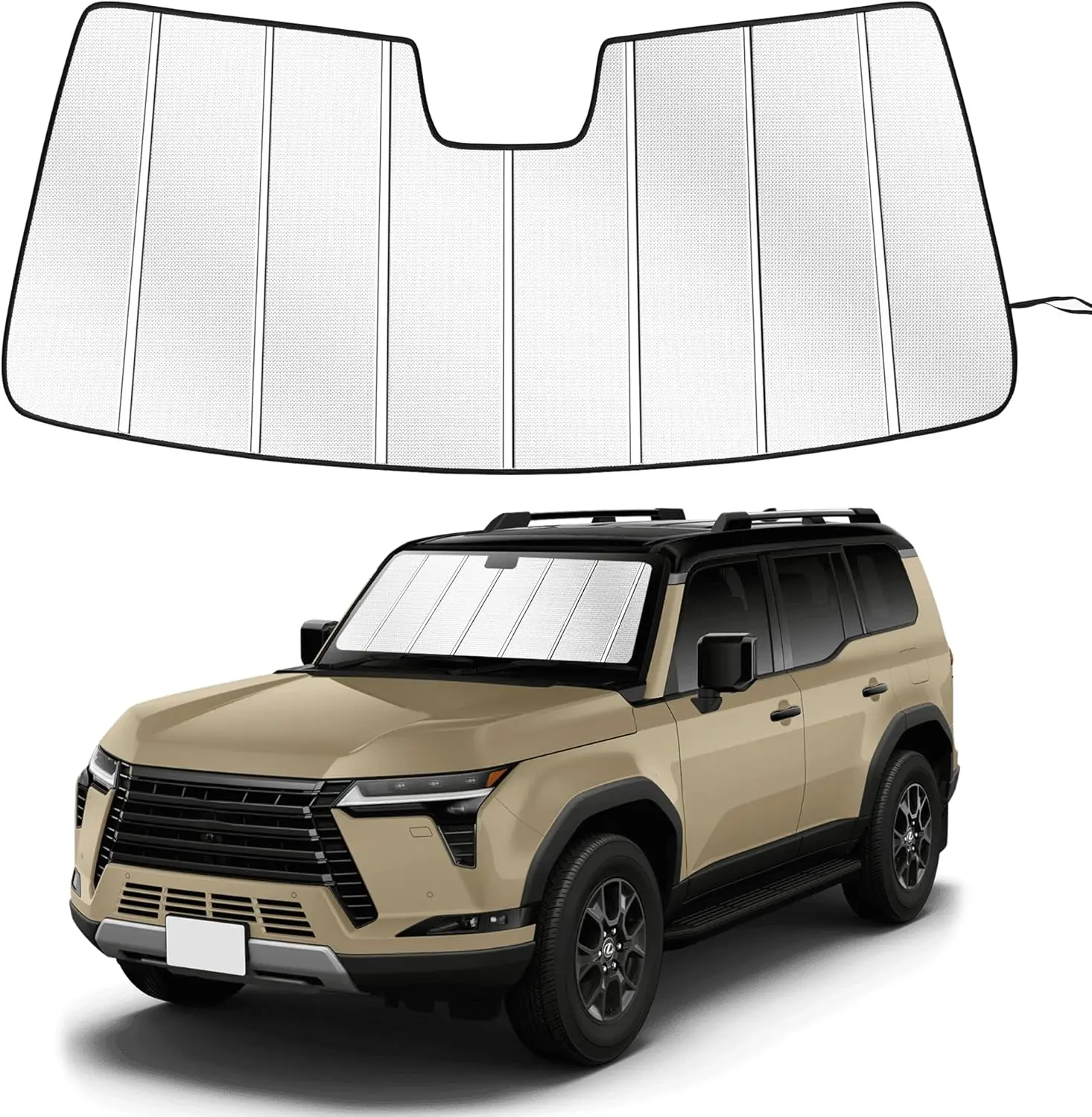 Custom Fit Windshield Sun Shade for GX550 2024-2026 Accordion Fold UV Block
Custom Fit Windshield Sun Shade for GX550 2024-2026 Accordion Fold UV Block