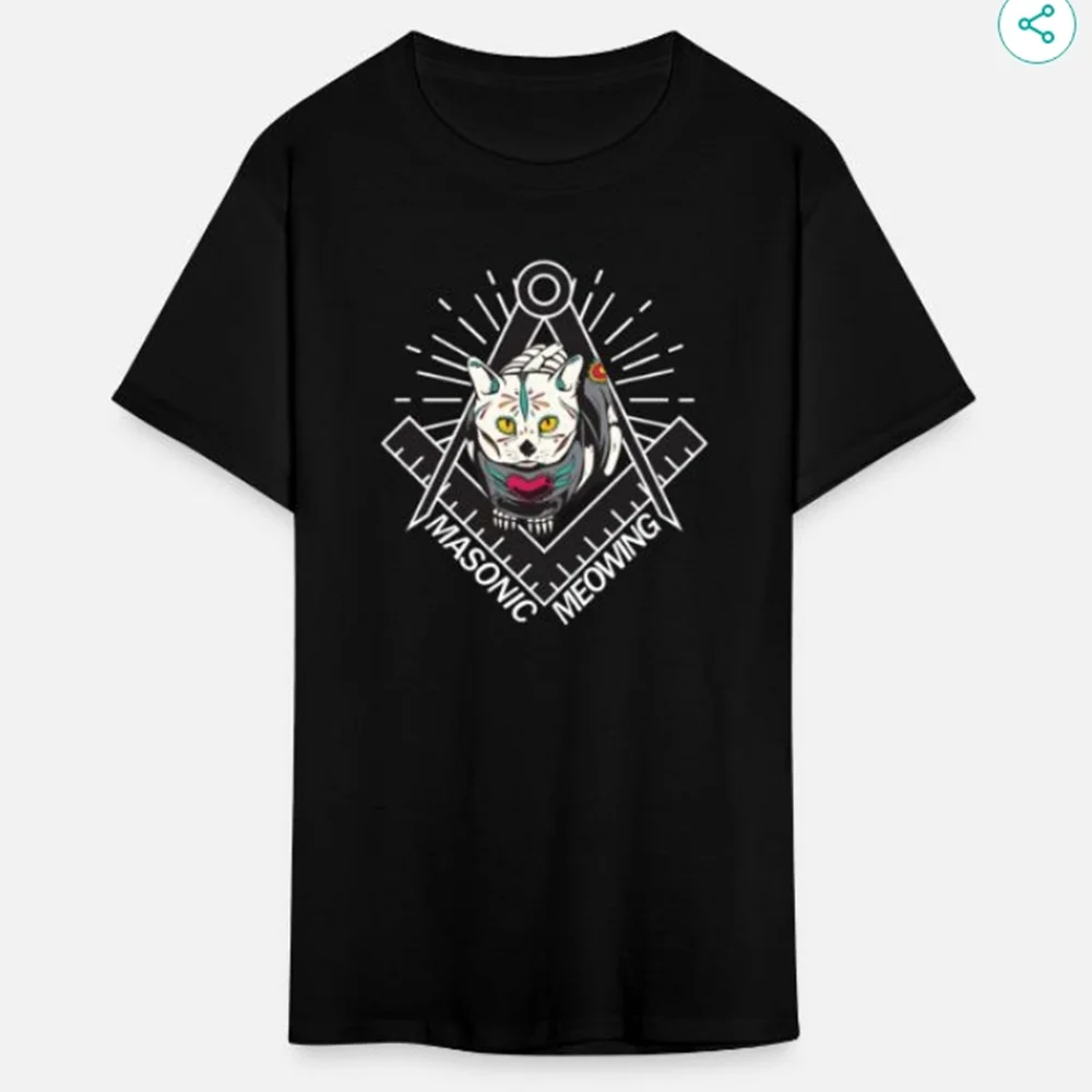 Cute Masonic Meowing Cat Freemason Mason Esoteric T-Shirt 100% Cotton O-Neck Short Sleeve Summer Casual Mens T-shirt Size S-3XL
Cute Masonic Meowing Cat Freemason Mason Esoteric T-Shirt 100% Cotton O-Neck Short Sleeve Summer Casual Mens T-shirt Size S-3XL