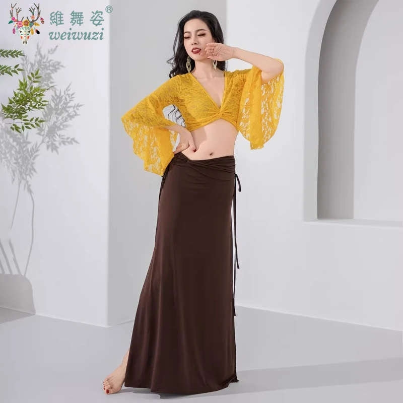 Belly Dance Clothing Adult Women Comfortable and Breathable Sexy Lace Dance Practice Clothes Oriental Dance Practice Costumes
Belly Dance Clothing Adult Women Comfortable and Breathable Sexy Lace Dance Practice Clothes Oriental Dance Practice Costumes