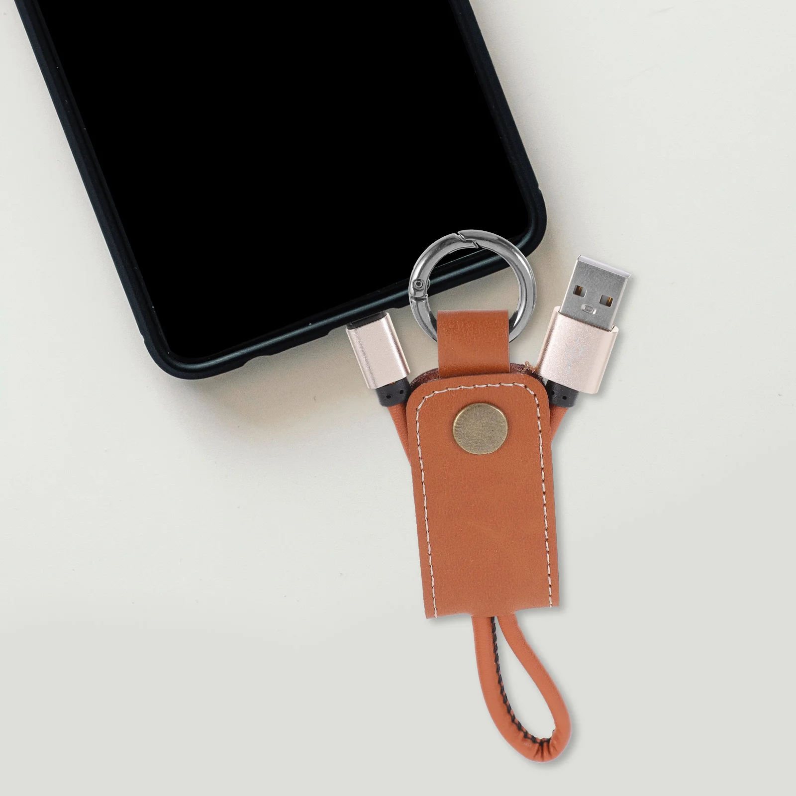 Fashion Fast Charging USB Cable Type C Keychain Charge Data Sync Cable Key Holder Compatible with Android (Random Color)
Fashion Fast Charging USB Cable Type C Keychain Charge Data Sync Cable Key Holder Compatible with Android (Random Color)