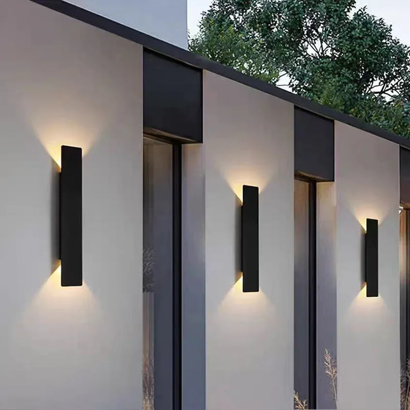 Outdoor Waterproof Wall Lamps Strip Aluminum Wall Lights 18W LED Black Wall Lamp Bedroom Exterior Outdoor Lighting Fixtures
Outdoor Waterproof Wall Lamps Strip Aluminum Wall Lights 18W LED Black Wall Lamp Bedroom Exterior Outdoor Lighting Fixtures