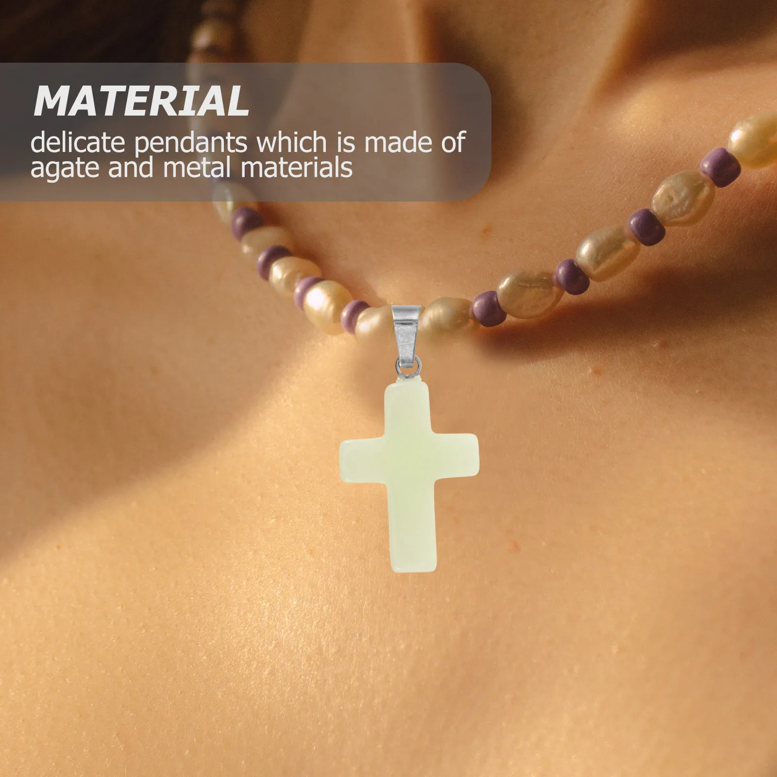 10 Pcs Pendant Agate Necklace Charms Miniature Glow Mall Agate Cross Cross Pendant Dark Jewelry Parts
10 Pcs Pendant Agate Necklace Charms Miniature Glow Mall Agate Cross Cross Pendant Dark Jewelry Parts
