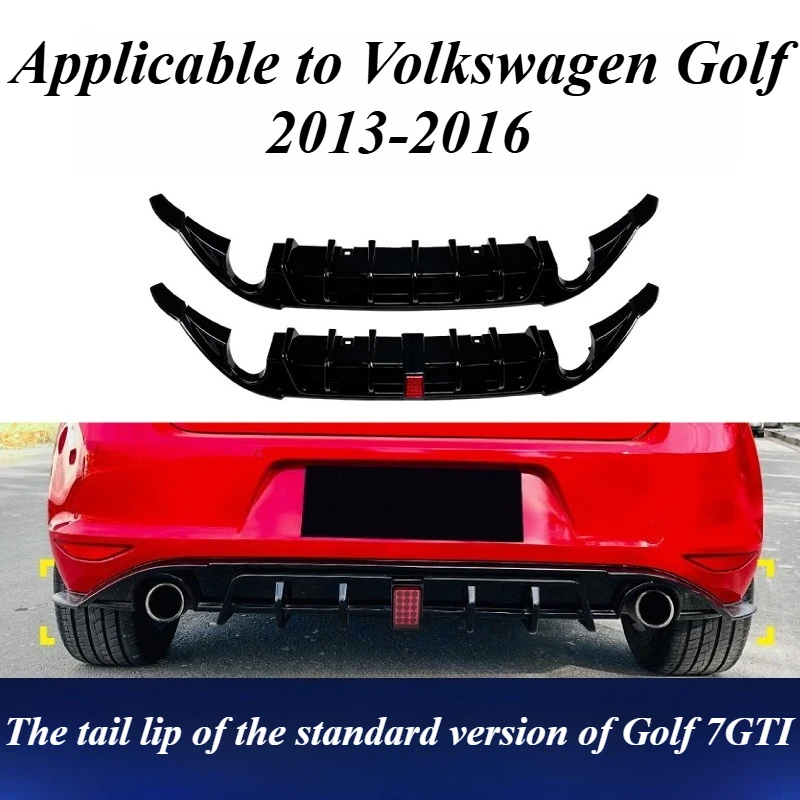 For VW Golf 7 MK7 2013-2016 Rear Bumper Diffuser with Integrated Position Light ABS Black Rear Lip Spoiler Auto Styling Upgrade
For VW Golf 7 MK7 2013-2016 Rear Bumper Diffuser with Integrated Position Light ABS Black Rear Lip Spoiler Auto Styling Upgrade
