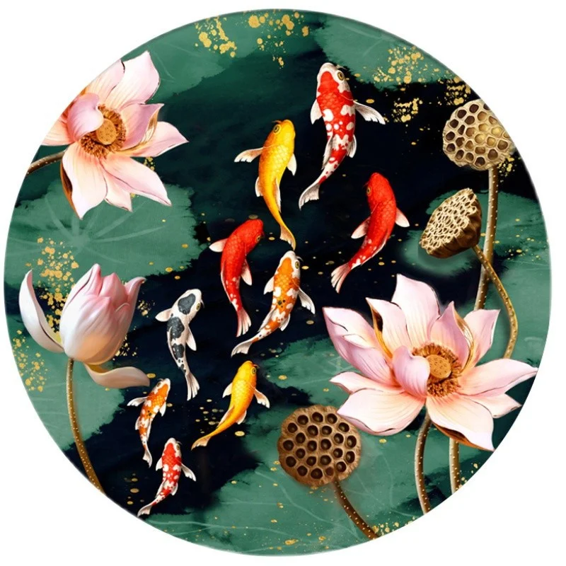 DIY 5d beads full Diamond Embroidery,Round Diamond Nine Fish Pattern decoration rhinestone Diamond painting
DIY 5d beads full Diamond Embroidery,Round Diamond Nine Fish Pattern decoration rhinestone Diamond painting
