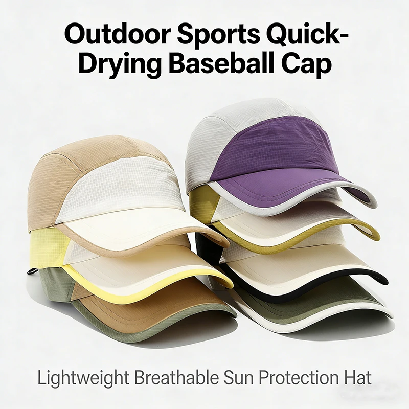 Unisex Fashionable Baseball Cap Adjustable Breathable Outdoor Sun Hat Casual Sports Peaked Caps
Unisex Fashionable Baseball Cap Adjustable Breathable Outdoor Sun Hat Casual Sports Peaked Caps