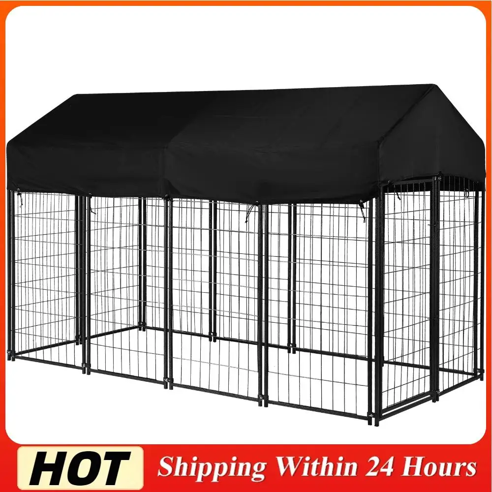 Outdoor Secure Wire Crate Kennel Steel Material Heavy Duty Welded Wire Steel Dog Playpen Fence with Door for Small/Medium Dogs
Outdoor Secure Wire Crate Kennel Steel Material Heavy Duty Welded Wire Steel Dog Playpen Fence with Door for Small/Medium Dogs