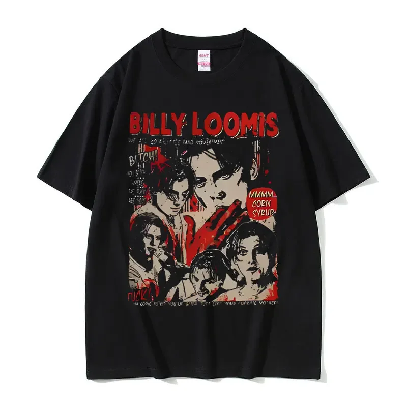 Винтажная футболка 90-х годов из фильма ужасов «Крик» Billy Loomis We All Go A Little Mad Billy Футболки для мужчин и женщин Модный топ большого размера в стиле ретро
Винтажная футболка 90-х годов из фильма ужасов «Крик» Billy Loomis We All Go A Little Mad Billy Футболки для мужчин и женщин Модный топ большого размера в стиле ретро