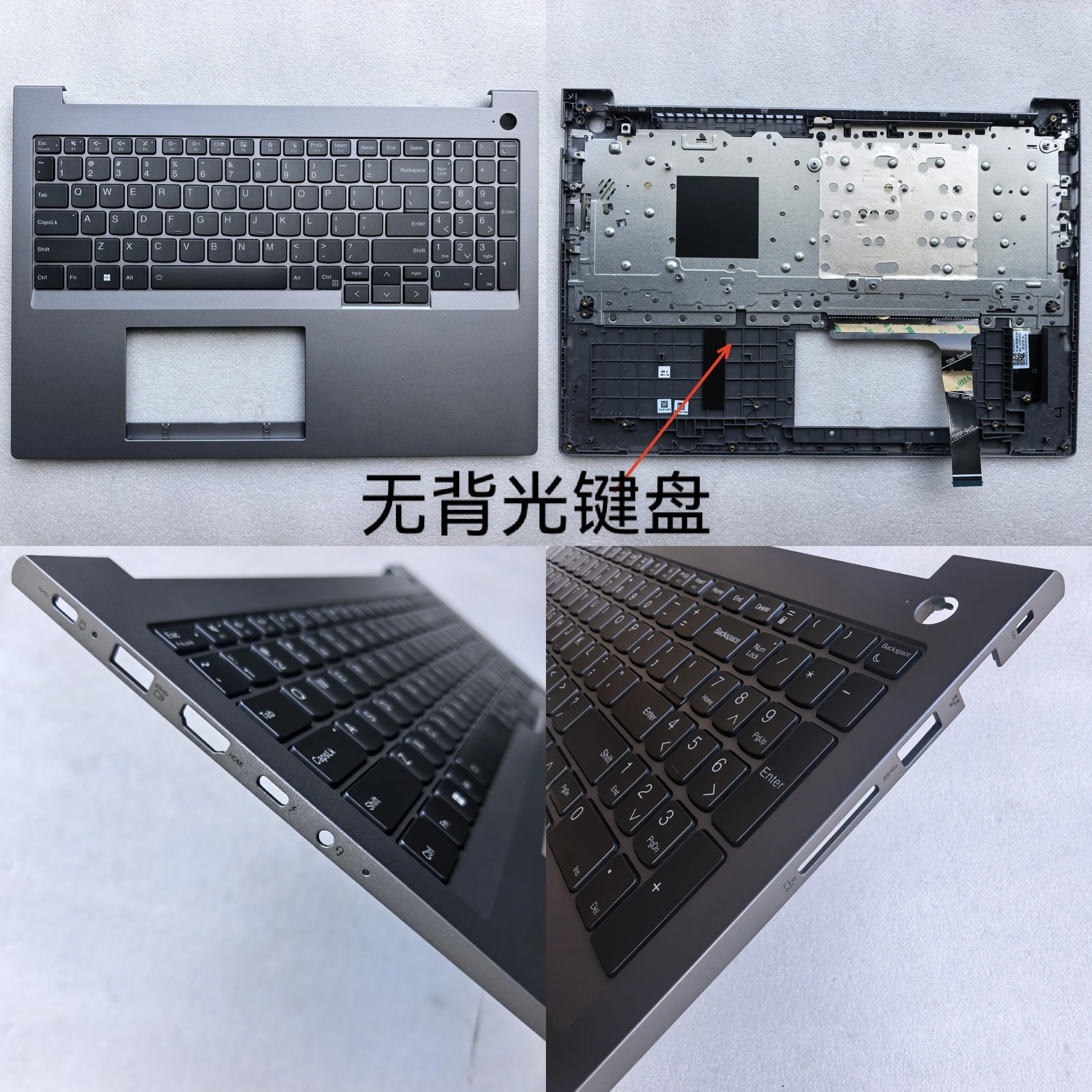 No-backlit New laptop palmrest cover with keyboard for lenovo ThinkBook 16 G6 ABP IRL G7 IML
No-backlit New laptop palmrest cover with keyboard for lenovo ThinkBook 16 G6 ABP IRL G7 IML