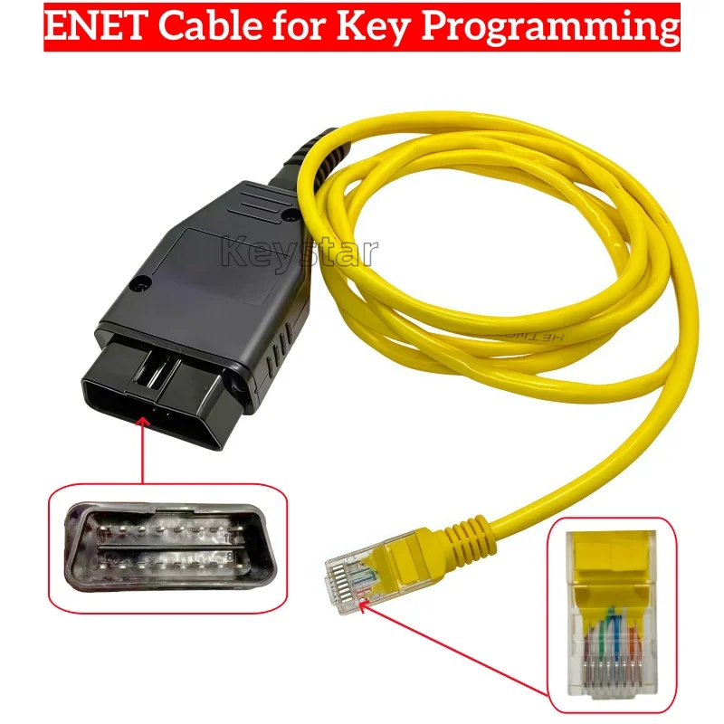 1pcs ENET ESYS Cable Key Porgramming Cable OBD-Internet Cable for Volvo XC40 XC90 Polestar BMW Geely Galaxy Smart Zeekr LiAuto
1pcs ENET ESYS Cable Key Porgramming Cable OBD-Internet Cable for Volvo XC40 XC90 Polestar BMW Geely Galaxy Smart Zeekr LiAuto