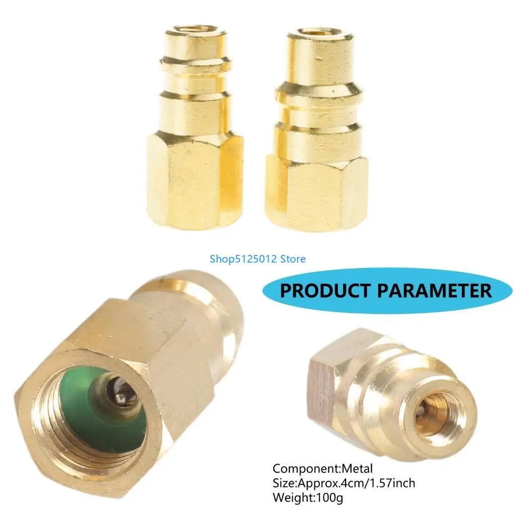 G8TC 2pcs Automotive Air Conditioning Refrigerants Adapters For 1/2ACME-LH Thread Conversion Brass Car Accessories
G8TC 2pcs Automotive Air Conditioning Refrigerants Adapters For 1/2ACME-LH Thread Conversion Brass Car Accessories