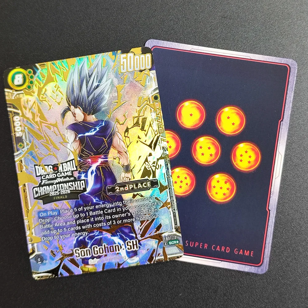 Proxy Dragon Ball Son Card EN 2Ndplace FB07-121 Super Rare Collectibles Card Single Classic Anime Cards Toys
Proxy Dragon Ball Son Card EN 2Ndplace FB07-121 Super Rare Collectibles Card Single Classic Anime Cards Toys