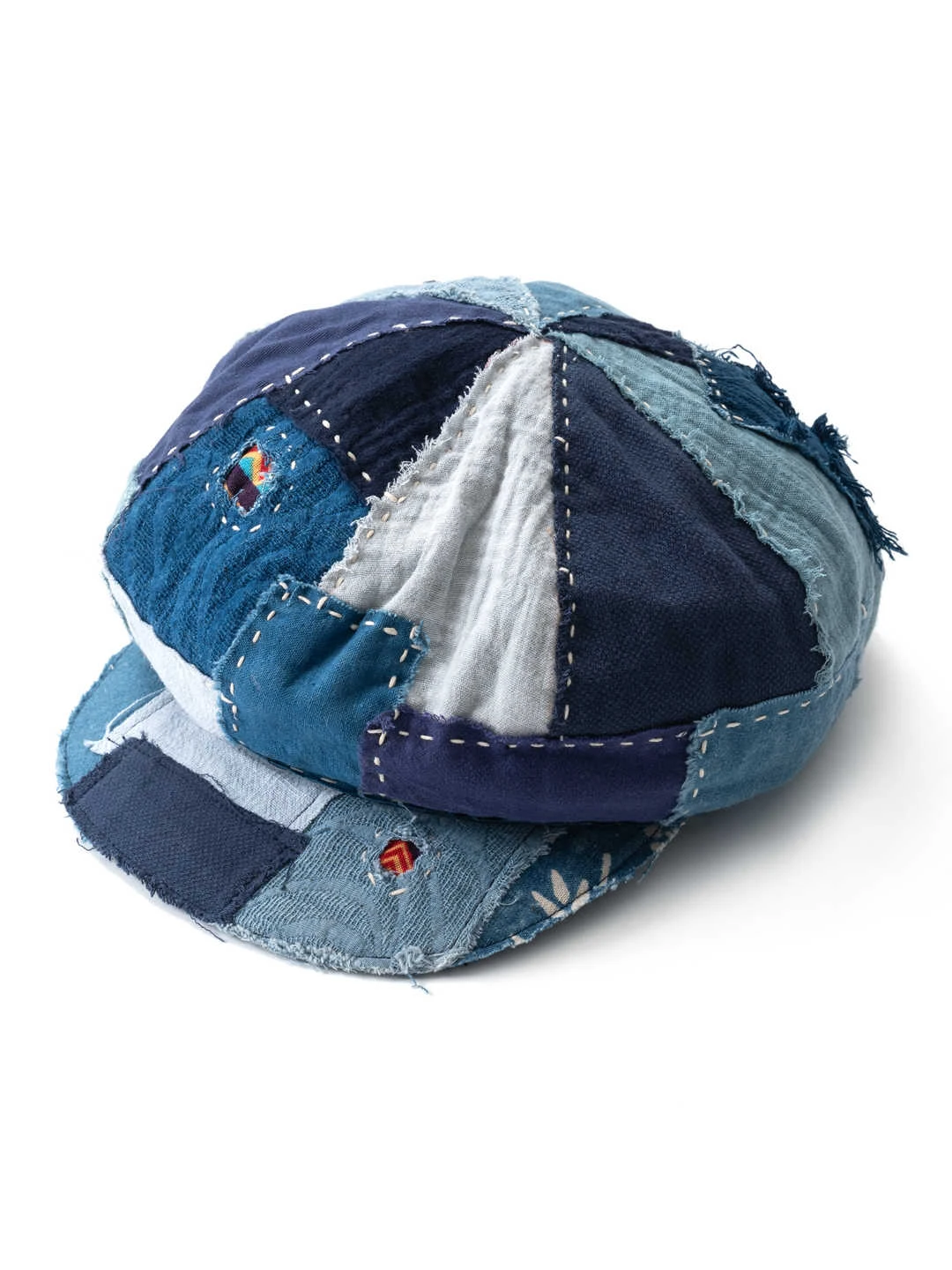 Luckysartorius Japanese Retro Indigo Dye Vintage Patchwork Newsboy Caps Painter Hat
Luckysartorius Japanese Retro Indigo Dye Vintage Patchwork Newsboy Caps Painter Hat