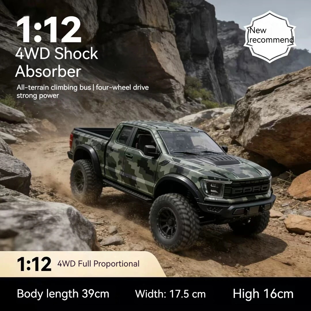Hongxing Remote Control Truck 1 To 12 Full Scale Four Wheel Drive F150 Brushed Motor Full Metal Gear All Terrain Off Road
Hongxing Remote Control Truck 1 To 12 Full Scale Four Wheel Drive F150 Brushed Motor Full Metal Gear All Terrain Off Road