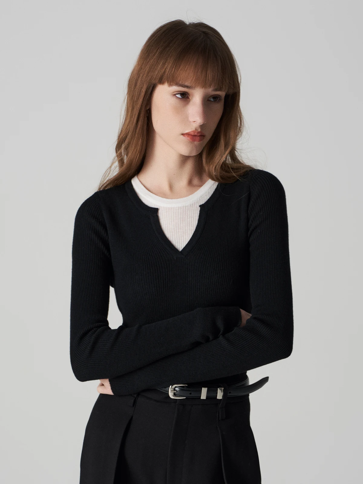 Sea 00 Woolen Long Sve V-Ne Knitted Sweater Women Base irt Color Blo Casual Slim Fit Autumn Faion Top
Sea 00 Woolen Long Sve V-Ne Knitted Sweater Women Base irt Color Blo Casual Slim Fit Autumn Faion Top