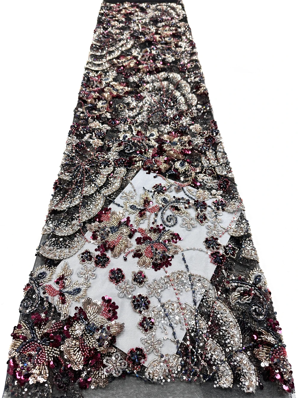 Luxury French Embroidery Lace Fabric with Beaded Sequins for Wedding Dress African Nigerian Style Sewing Material 2026
Luxury French Embroidery Lace Fabric with Beaded Sequins for Wedding Dress African Nigerian Style Sewing Material 2026