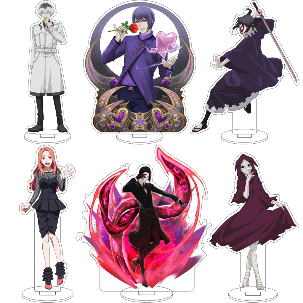 16CM Anime Tokyo Ghoul Kaneki Ken Kirishima Toka Shuu Tsukiyama Kamishiro Rize Cos Acrylic Figure Stand Ornaments Gifts
16CM Anime Tokyo Ghoul Kaneki Ken Kirishima Toka Shuu Tsukiyama Kamishiro Rize Cos Acrylic Figure Stand Ornaments Gifts
