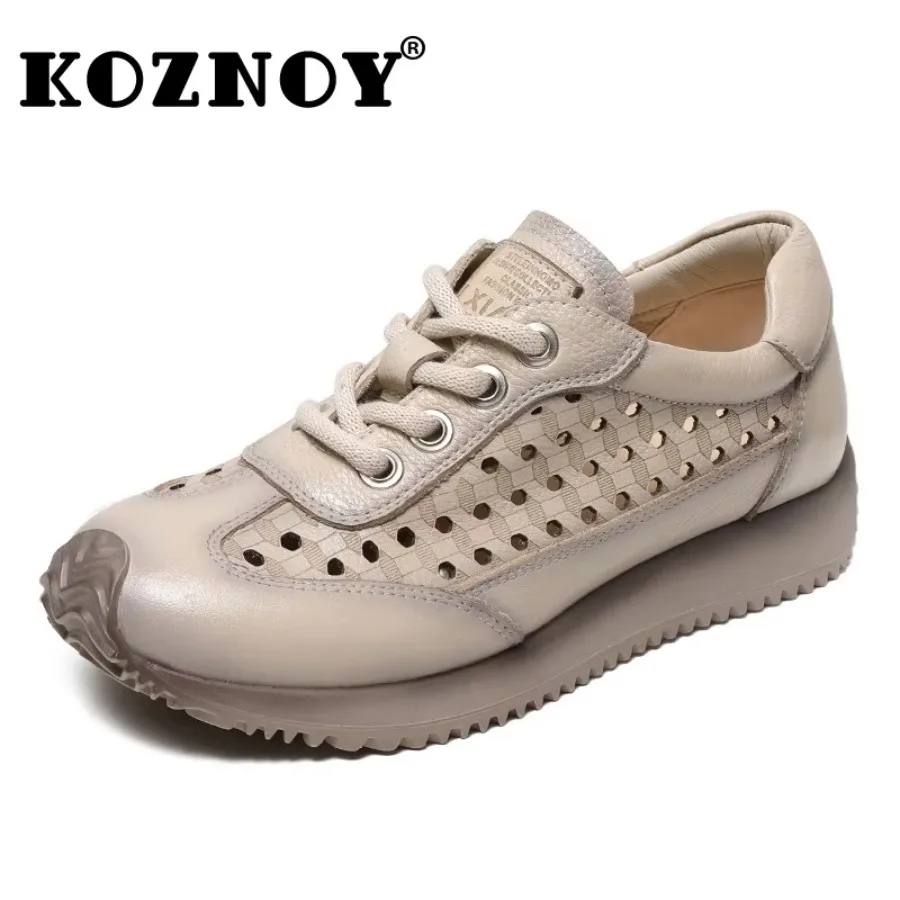 Koznoy/ботильоны из коровьей кожи 3,5 см, ботильоны, летние разноцветные туфли на плоской подошве, удобные дышащие женские кроссовки на массивном каблуке, полые туфли
Koznoy/ботильоны из коровьей кожи 3,5 см, ботильоны, летние разноцветные туфли на плоской подошве, удобные дышащие женские кроссовки на массивном каблуке, полые туфли