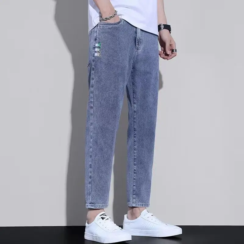 Fashion 2025 Spring Autumn New Style Men's Loose Casual Summer Jeans for Men Slim Straight Luxury Clothing Wide-leg Harem Pants
Fashion 2025 Spring Autumn New Style Men's Loose Casual Summer Jeans for Men Slim Straight Luxury Clothing Wide-leg Harem Pants