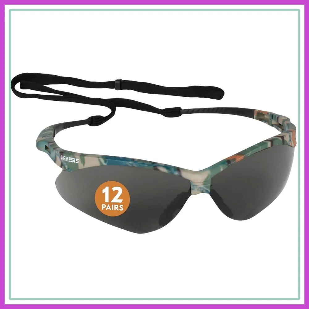 12 Pairs Safety Glasses, Smoke Anti-Fog Lens, Camo Frame, Lightweight & Flexible
12 Pairs Safety Glasses, Smoke Anti-Fog Lens, Camo Frame, Lightweight & Flexible
