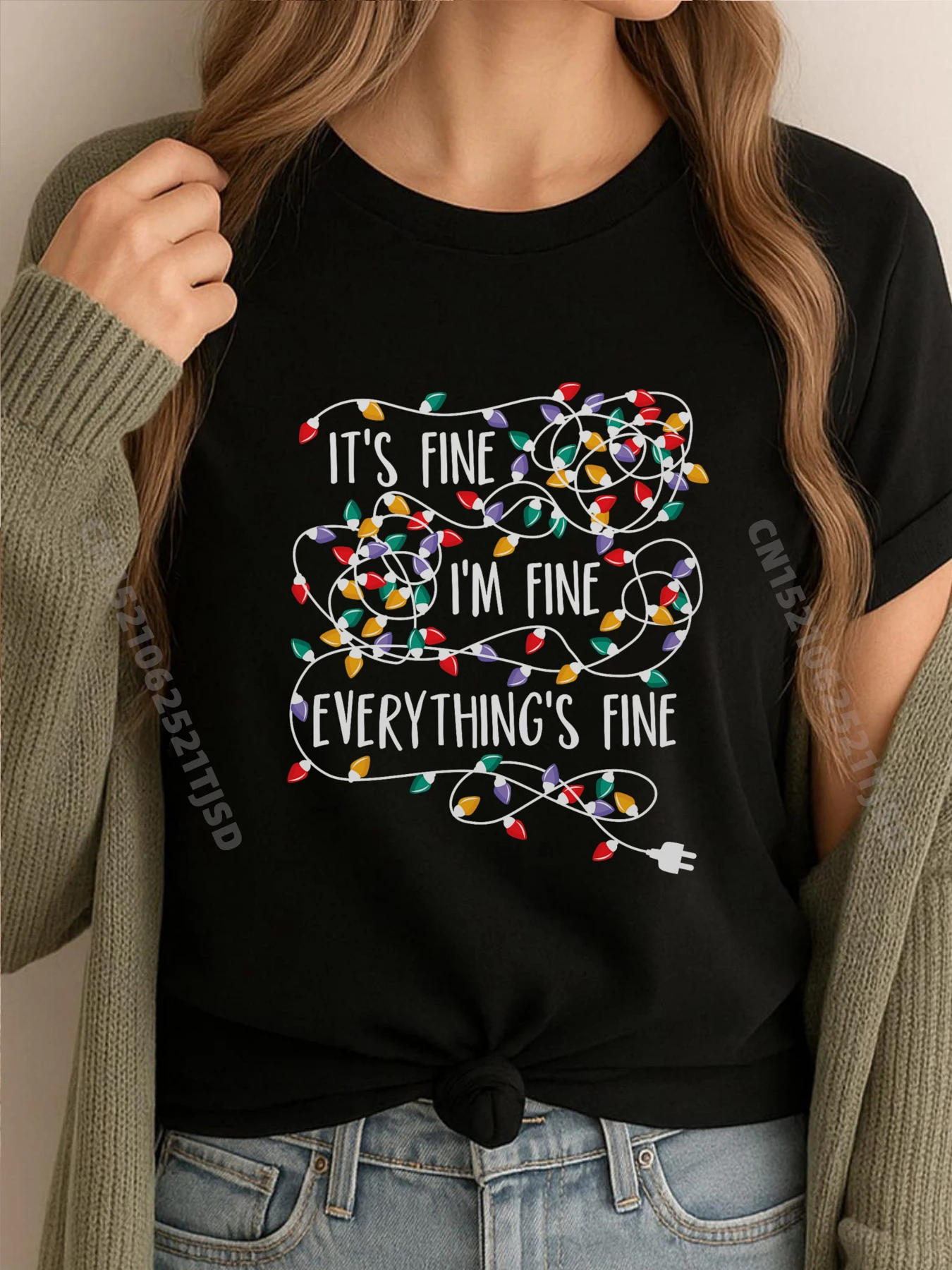 It Fine I M Fine Everything Is Fine Рождественские огни Мужские футболки с рисунком Женская и мужская одежда Футболка для женщин
It Fine I M Fine Everything Is Fine Рождественские огни Мужские футболки с рисунком Женская и мужская одежда Футболка для женщин