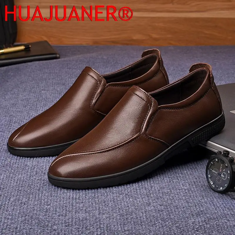 Men's Summer Business Loafers Shoes Genuine Leather Soft Man Shoes Luxury Men Casual Slip-on Shoes Male Cowhide Summer Loafers
Men's Summer Business Loafers Shoes Genuine Leather Soft Man Shoes Luxury Men Casual Slip-on Shoes Male Cowhide Summer Loafers