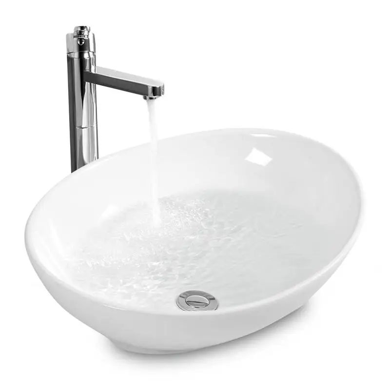 Oval Bathroom Basin Ceramic Vessel Sink
Oval Bathroom Basin Ceramic Vessel Sink