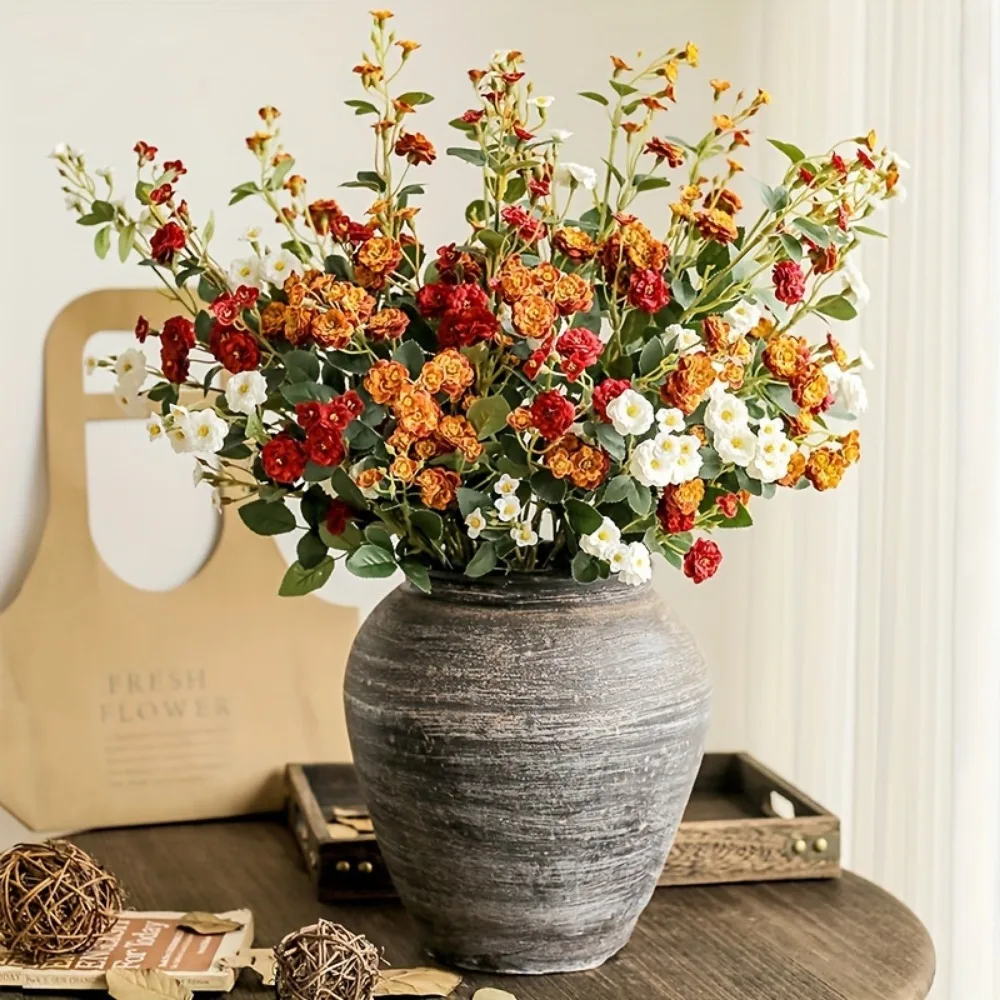 6Pcs Artificial Rose Flowers, Real Touch Fake Flowers, Flower Arrangements Artificial Centerpiece, Wedding Bridal
6Pcs Artificial Rose Flowers, Real Touch Fake Flowers, Flower Arrangements Artificial Centerpiece, Wedding Bridal