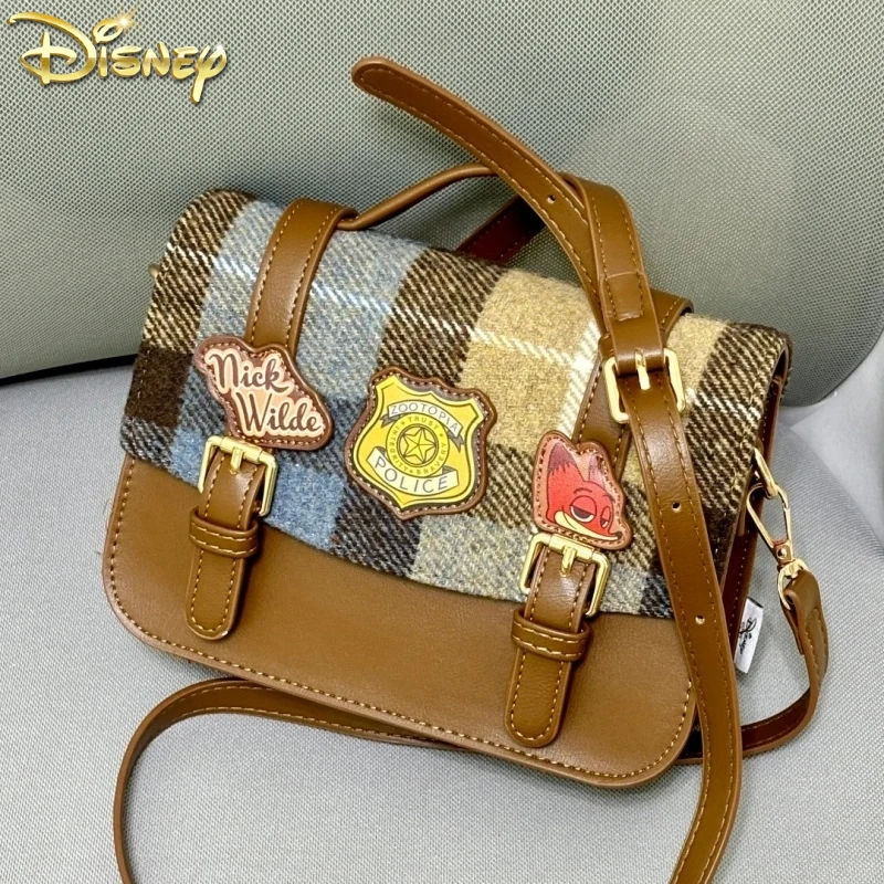 Genuine Disney Zootopia Series Handbag Nick Judy Cambridge Bag Handheld Crossbody Bag British Style Messenger Christmas Gifts
Genuine Disney Zootopia Series Handbag Nick Judy Cambridge Bag Handheld Crossbody Bag British Style Messenger Christmas Gifts