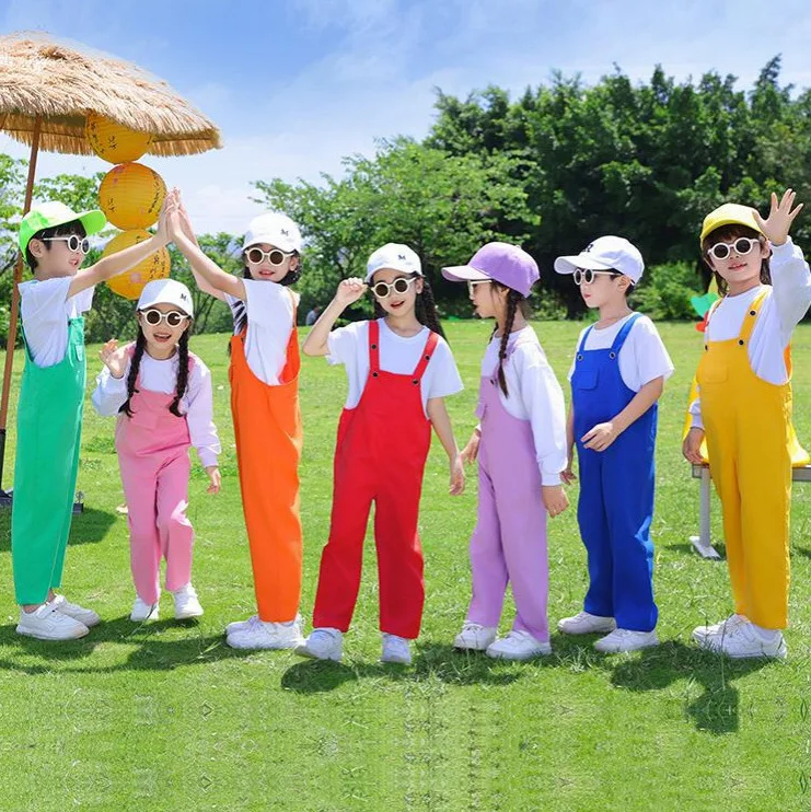 Kids Hip Hop Solid Overalls Girls Dungaree Children Candy Color Jumpsuit Romper Boys Streetwear Colorful Trousers School Uniform
Kids Hip Hop Solid Overalls Girls Dungaree Children Candy Color Jumpsuit Romper Boys Streetwear Colorful Trousers School Uniform