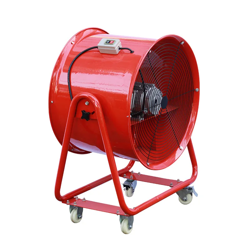 SFY industrial mobile axial flow fan, hand-pushed blower with casters, aluminum blades
SFY industrial mobile axial flow fan, hand-pushed blower with casters, aluminum blades
