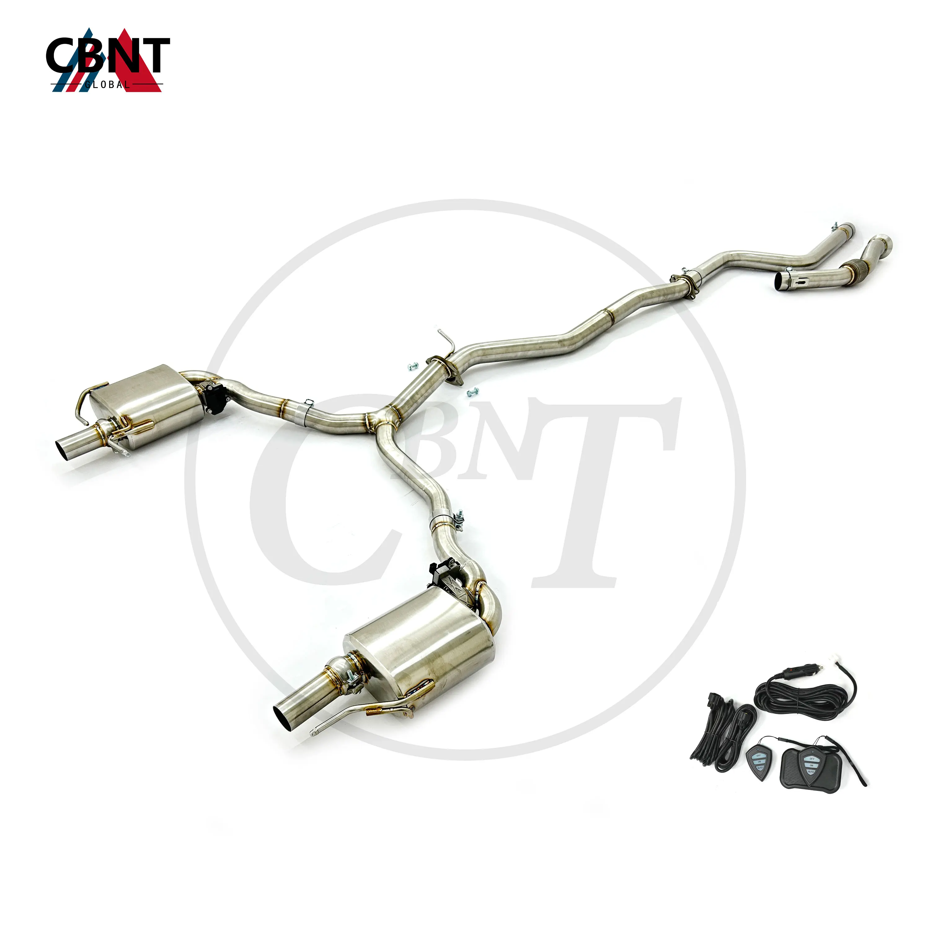 CBNT for Mercedes Benz C200 C300 C260 W206 Valvetronic Catback Exhaust with Valve Muffler High Quality SS304 Exhaust Systems
CBNT for Mercedes Benz C200 C300 C260 W206 Valvetronic Catback Exhaust with Valve Muffler High Quality SS304 Exhaust Systems