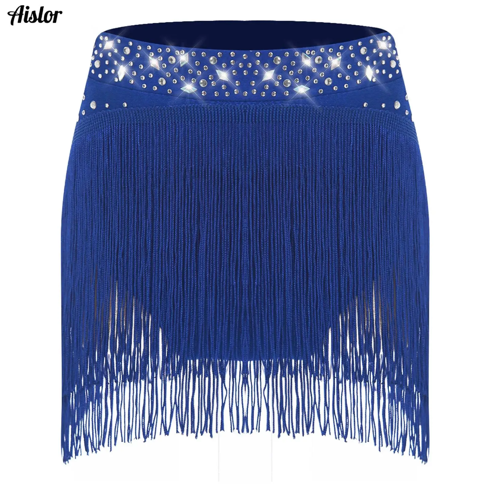 Kids Girls Sequins Tassels Latin Dance Skirt Elastic Waist Integrated Safety Shorts Fringe Dance Bottoms Samba Tango Dancewear
Kids Girls Sequins Tassels Latin Dance Skirt Elastic Waist Integrated Safety Shorts Fringe Dance Bottoms Samba Tango Dancewear