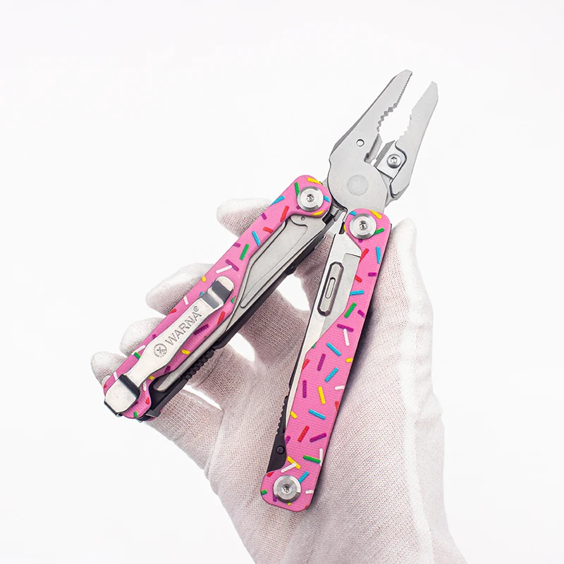 WARNA G35 multi functional pliers personalized G10 handle CNC high-strength body outdoors emergency scissors combination tools
WARNA G35 multi functional pliers personalized G10 handle CNC high-strength body outdoors emergency scissors combination tools
