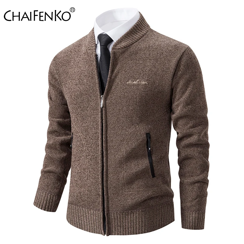 Autumn Winter Solid Baseball Collar Men Cardigan Sweater New Fashion Casual Knitted Coats Outdoors Loose Versatile Slim Tops Men
Autumn Winter Solid Baseball Collar Men Cardigan Sweater New Fashion Casual Knitted Coats Outdoors Loose Versatile Slim Tops Men