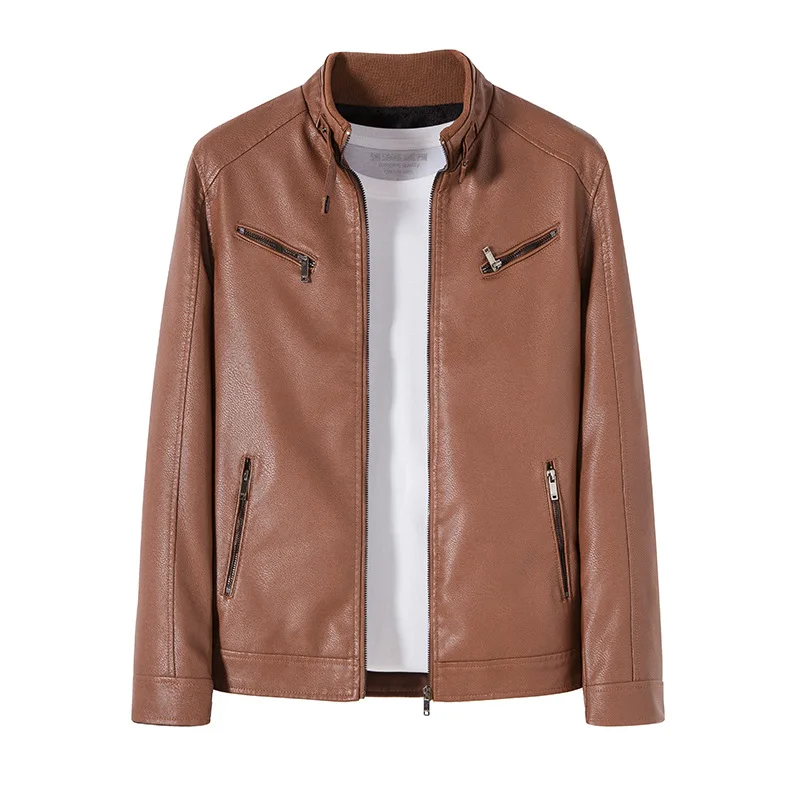 2024 Men's New Spring Stand Collar PU Leather Jacket Youth All-Matching Stylish Multi-Pocket Leather Coat
2024 Men's New Spring Stand Collar PU Leather Jacket Youth All-Matching Stylish Multi-Pocket Leather Coat