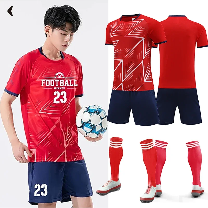 Wholesale Quick Dry Soccer Jersey Blue Design Football Uniform Set Custom High Quality Games Player Club Team Soccer Jersey 6008
Wholesale Quick Dry Soccer Jersey Blue Design Football Uniform Set Custom High Quality Games Player Club Team Soccer Jersey 6008