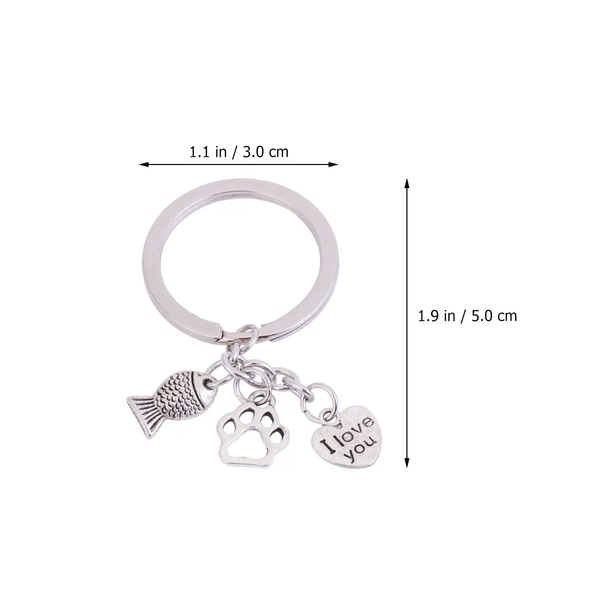 2pcs Fish Cat Paw Keychains Metal Creative Key Holder Exquisite Design Small Gift For Men Women Daily Use Keys Bags Backpacks
2pcs Fish Cat Paw Keychains Metal Creative Key Holder Exquisite Design Small Gift For Men Women Daily Use Keys Bags Backpacks