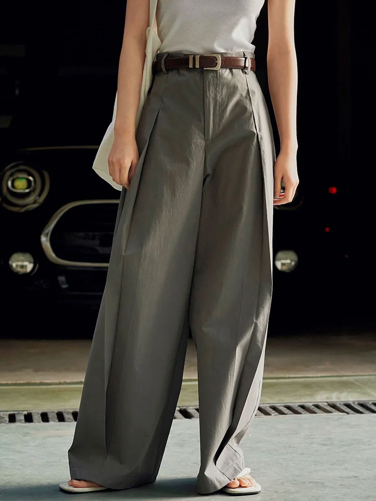 2024 Summer Women Vintage Loose Straight Suit Pants Ladies Korean Workwear High Waist Casual Wide Leg Full Cotton Trousers
2024 Summer Women Vintage Loose Straight Suit Pants Ladies Korean Workwear High Waist Casual Wide Leg Full Cotton Trousers