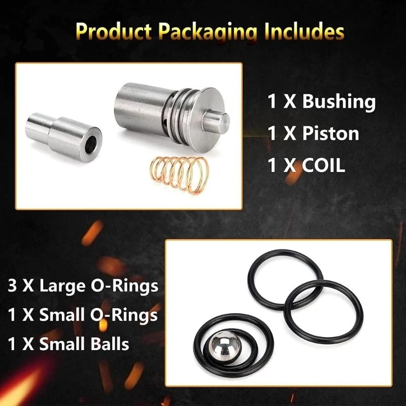 Набор перепускных охлаждающих клапанов потока охладителя для деталей трансмиссии 6L80, 6L90, 8L90, 8L80
Набор перепускных охлаждающих клапанов потока охладителя для деталей трансмиссии 6L80, 6L90, 8L90, 8L80