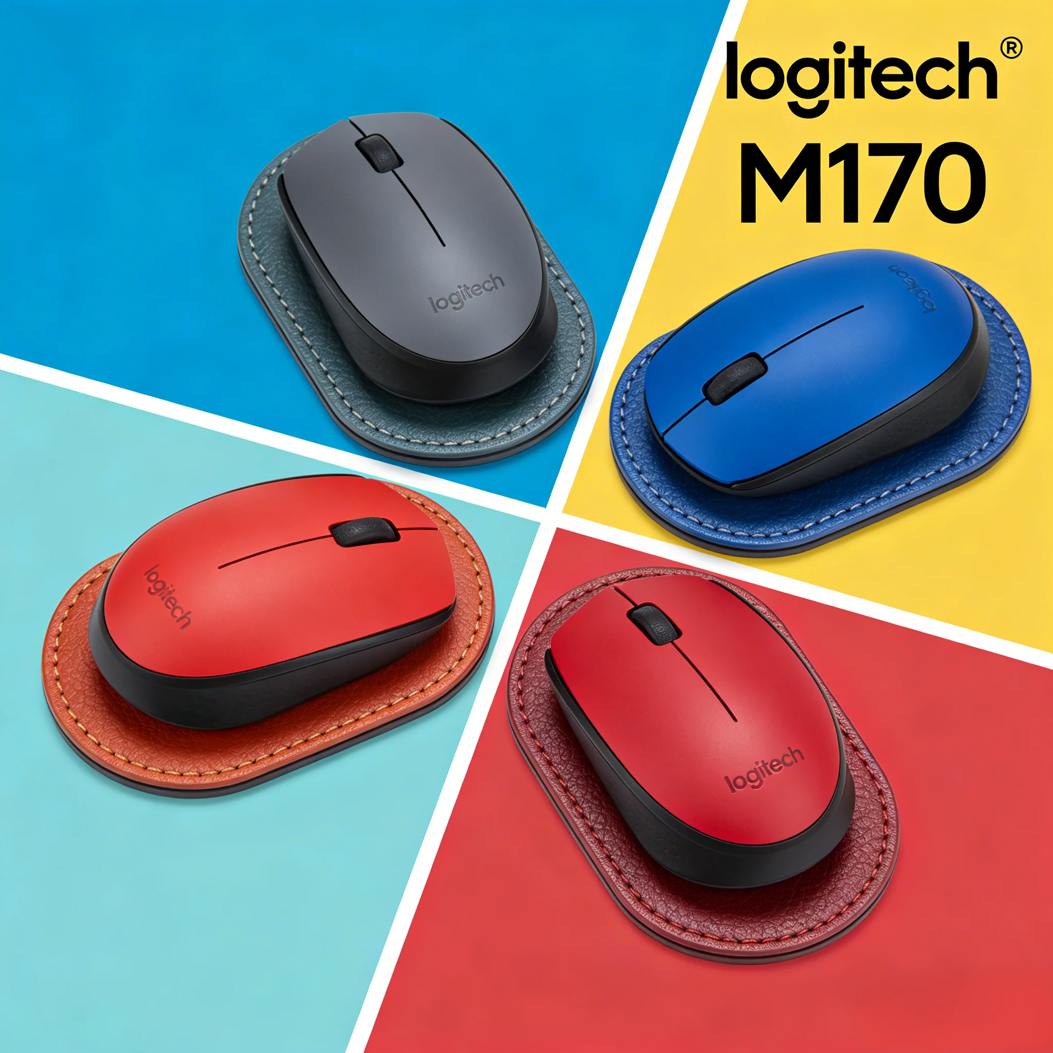 M170 Gray Wireless Mouse Portable Business Office 10m Coverage