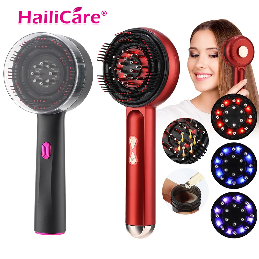3-режимная электрическая микротоковая массажная расческа, массажная щетка для роста волос, щетка для кожи головы, аппликатор для масла против выпадения волос, уход за фолликулом
3-режимная электрическая микротоковая массажная расческа, массажная щетка для роста волос, щетка для кожи головы, аппликатор для масла против выпадения волос, уход за фолликулом