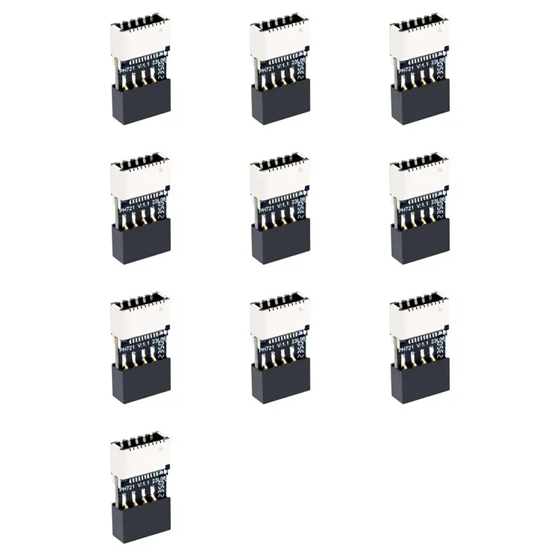 YSS-10X Motherboard USB2.0 9Pin To TYPE-E Female Adapter Chassis TYPE-C Socket 9-Pin USB 2.0 Extender Card
YSS-10X Motherboard USB2.0 9Pin To TYPE-E Female Adapter Chassis TYPE-C Socket 9-Pin USB 2.0 Extender Card