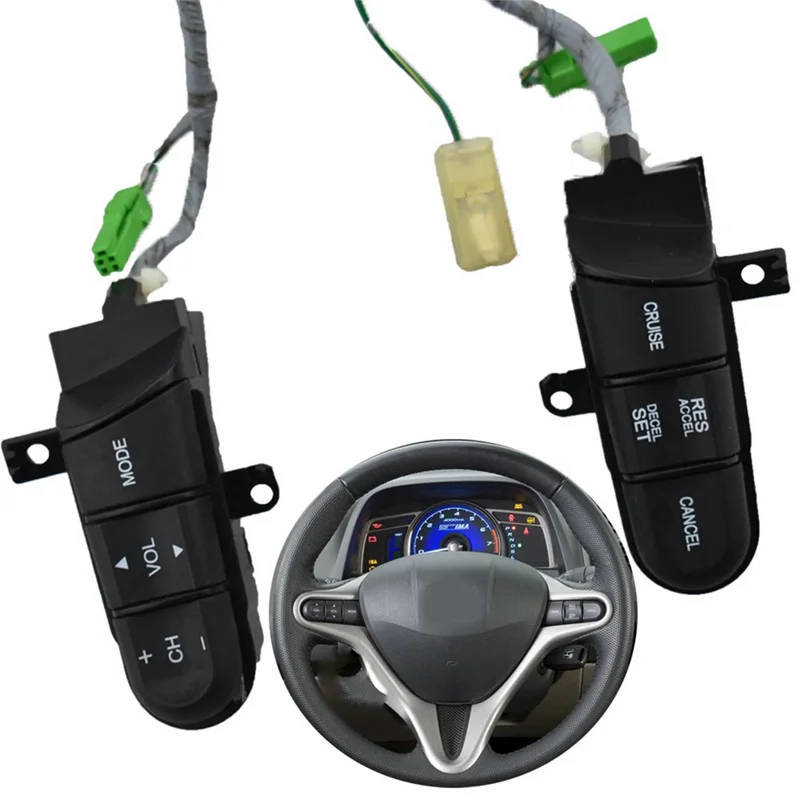 Car Steering Wheel Cruise Control Switch 36770-SNA-A12 For Honda Civic Jazz GE8 Audio Remote Accel Button 36770-SNR-C21
Car Steering Wheel Cruise Control Switch 36770-SNA-A12 For Honda Civic Jazz GE8 Audio Remote Accel Button 36770-SNR-C21