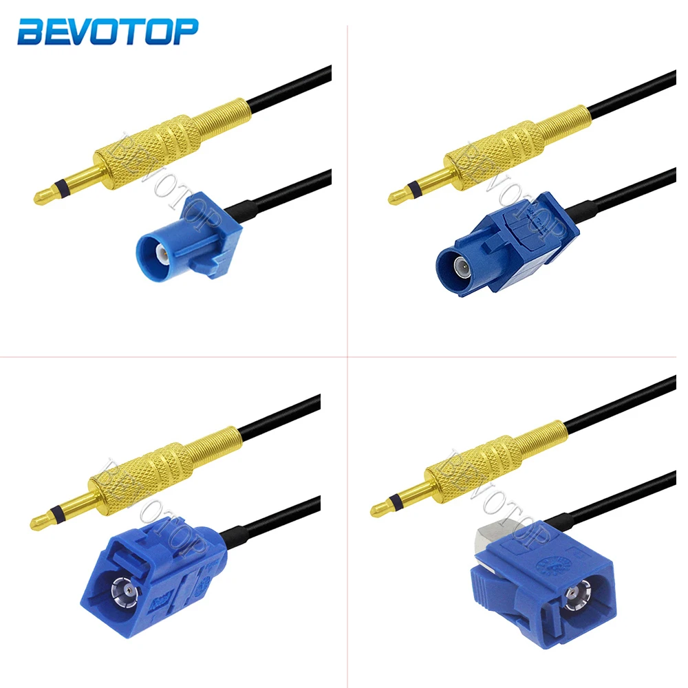 1Pcs RG174 Blue Fakra C Male/Female to 3.5mm 1/8" Mono TS Male plug Connector Crimp 50 Ohm RG174 RF Coaxial Jumper Pigtail Cable
1Pcs RG174 Blue Fakra C Male/Female to 3.5mm 1/8" Mono TS Male plug Connector Crimp 50 Ohm RG174 RF Coaxial Jumper Pigtail Cable